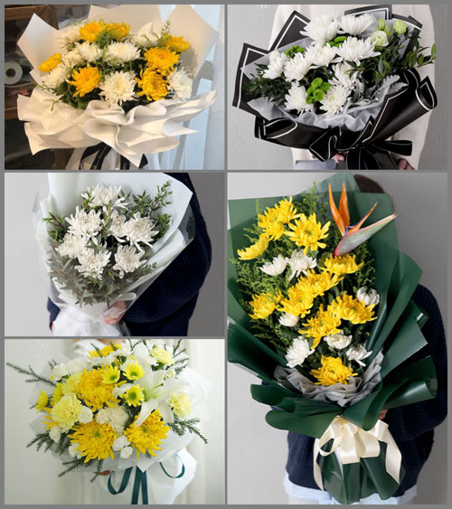 河北唐山市玉田县杨家套镇西高丘村白事花束代送